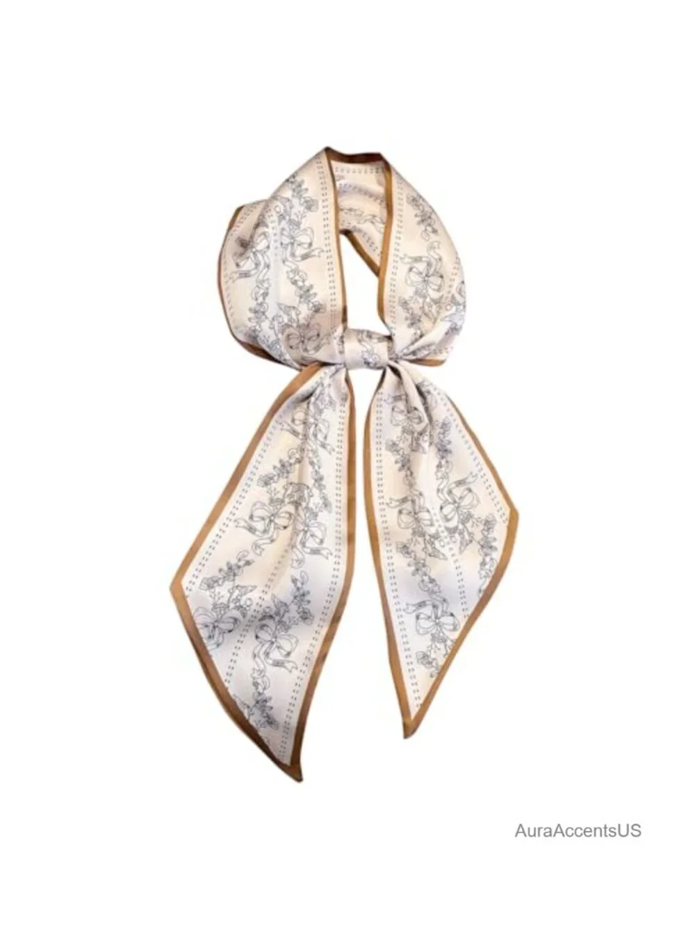 Silk Feeling Satin Scarf for Women Fashion Hair Neck Handbag Accessory
